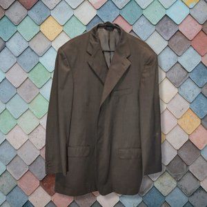 Pavone dark brown men's suit - Suitcoat sz 48, Pants size 43 waist EUC